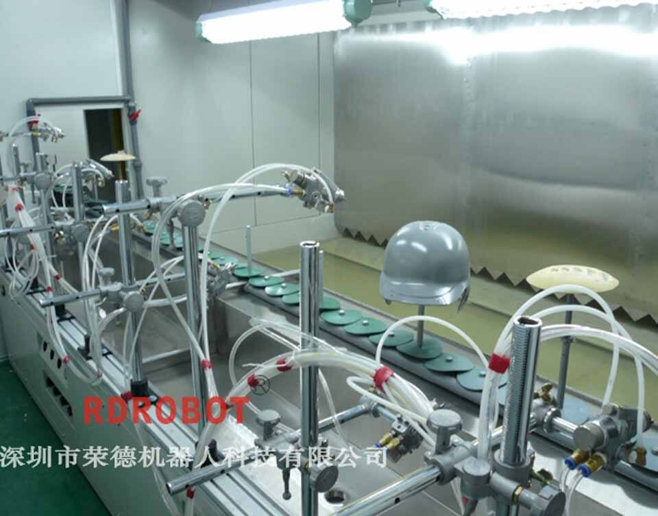 安全帽、頭盔自動噴涂設(shè)備